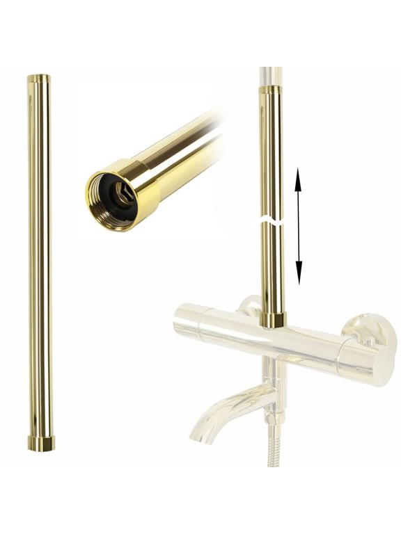 Extensión para juego de bañera/ducha GOLD 50cm