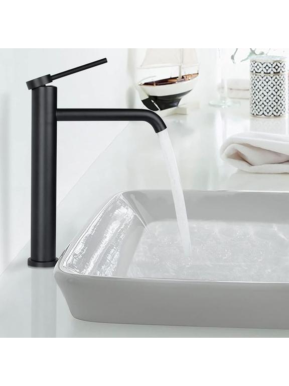 Robinet pentru lavoar Rea  CLIF BLACK MAT HIGH