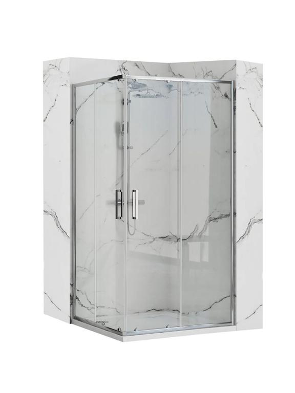 Cabine de duche Rea Punto 80x100 Cromo