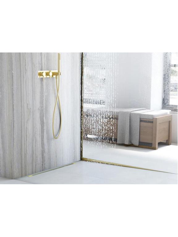 Listwa spadkowa brodzikowa 120cm Gold