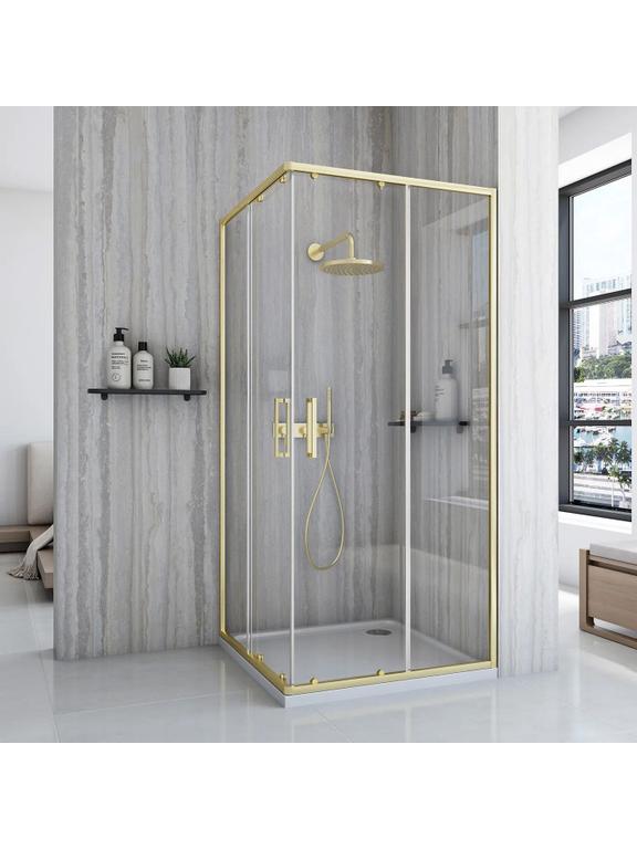 Sprchový kout REA City  90x90 Gold