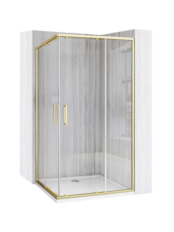Καμπίνα ντους Rea City 80x100 Brushed Gold