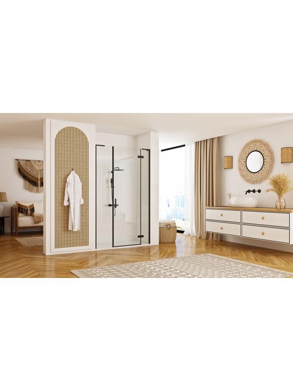 Porte de douche Rea Hugo 130 Black