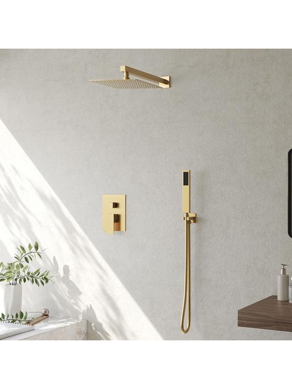 Slēptās dušas komplekts FENIX Gold + BOX