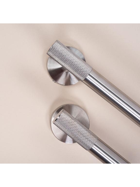 Cabide de banheiro com braço único 6603 Modern Brush Nickle