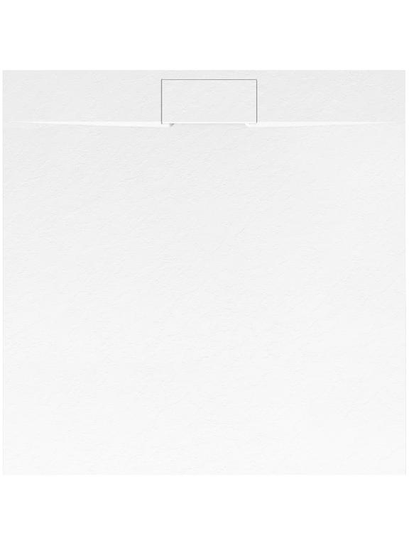 Base de duche Basalto Branco 90x90