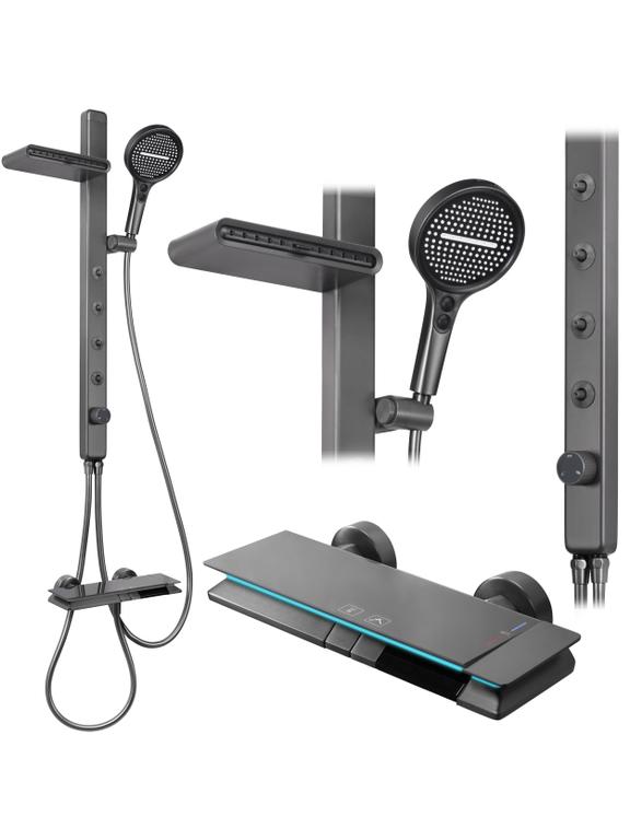 REA Bari Titanium dušas komplekts
