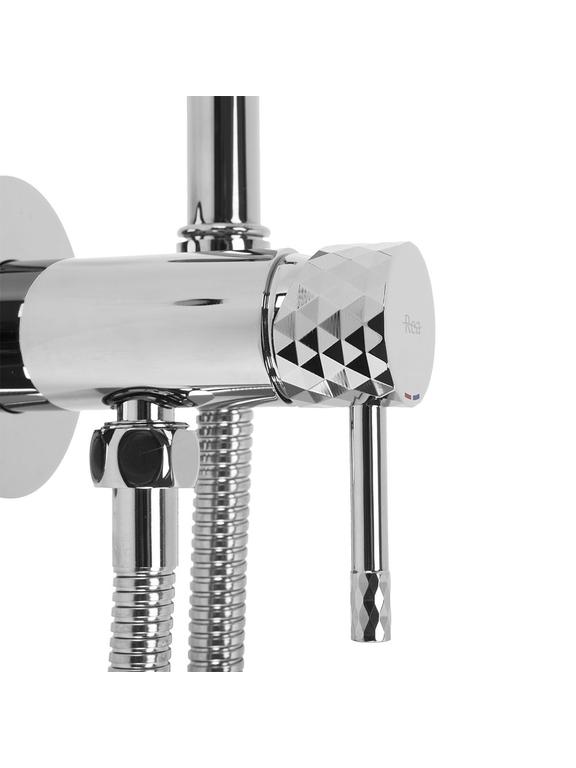 Bidet faucet  Lungo Loop Diamond Chrome
