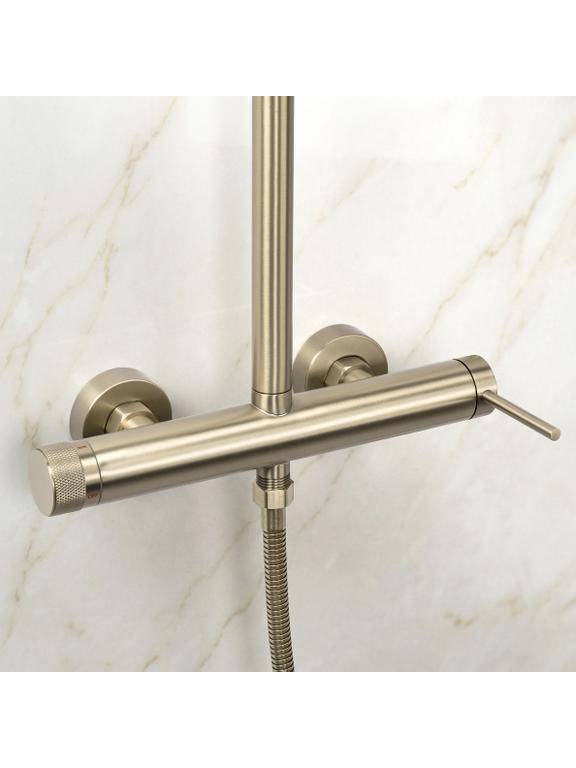 Zestaw natryskowy Rea Foss Clif Złoty Szczotkowany