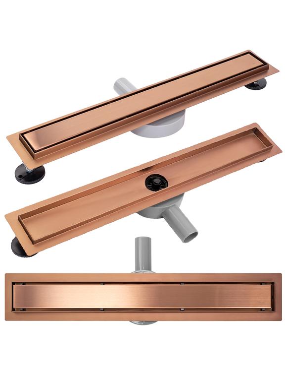 Linijski odtok REA PURE NEO Brushed Copper 60