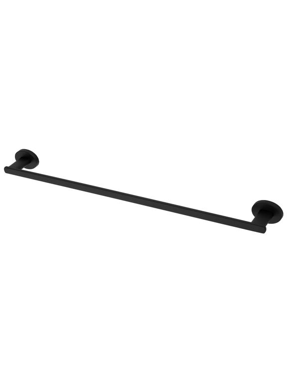 Cabide de banheiro de braço único Preto Mate 322187 TIL