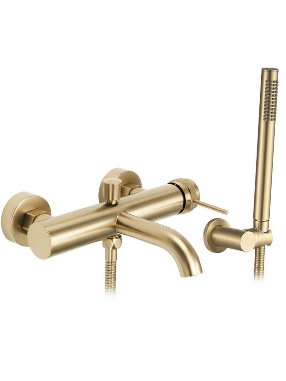 Rea Lungo Grip kylpyammehana Brush Gold