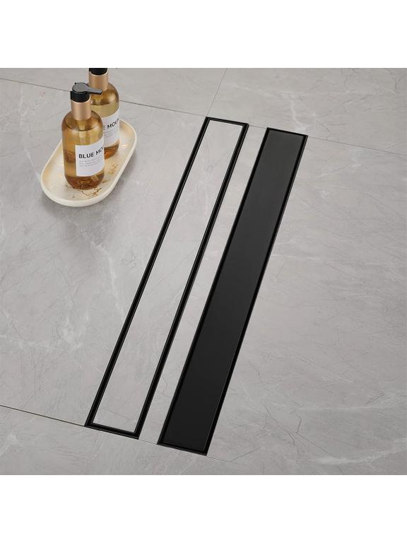 REA Neox Black 70 Linear Drain