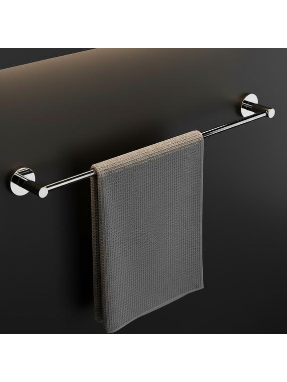 Wieszak łazienkowy jednoramienny 5601 Leo Chrom