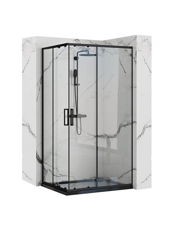 Cabina doccia Rea Punto Black 80x100