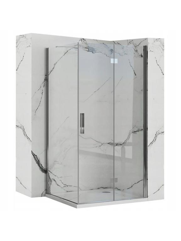 Cabine de duche Rea Molière cromada 100x80