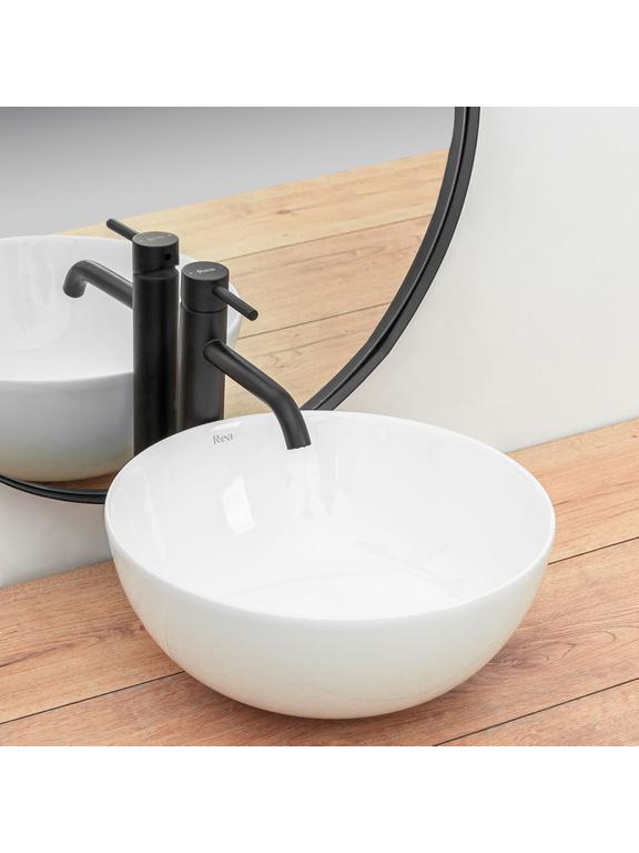 Lavoar pentru blat Rea Stella White