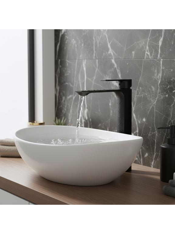 Bathroom faucet REA Urban Black High