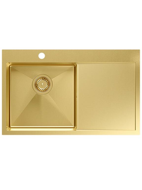 Pia em aço dourado RUSSEL 111