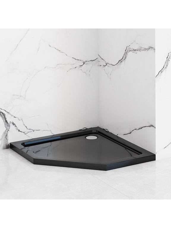 Base de duche Diamond Black 90x90