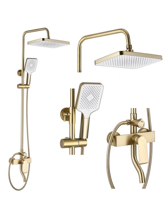 Σετ ντους REA HASS Gold Brushed Gold Brush