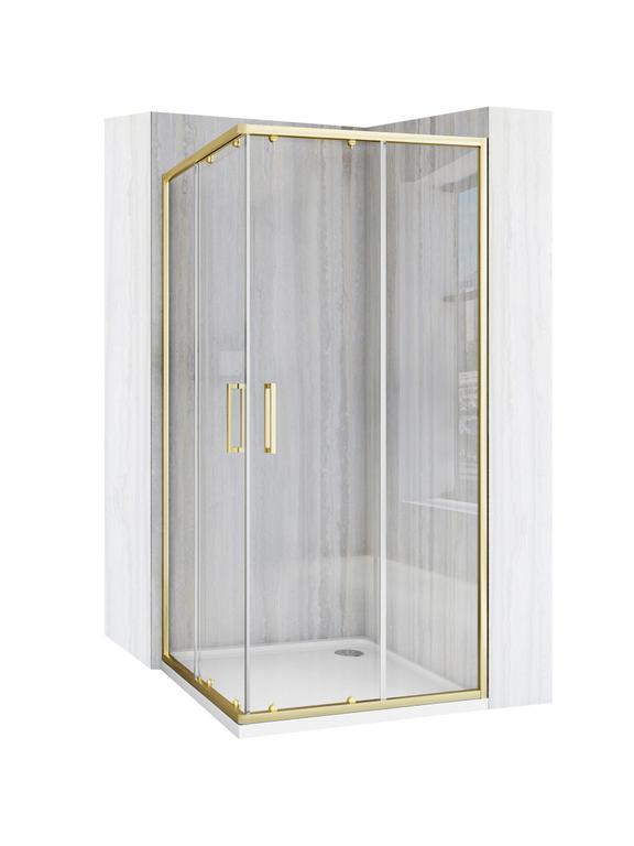 Rea City 80x80 douchewand Gold Brush