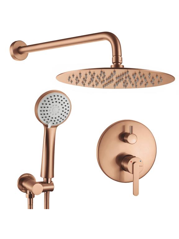 Shower system Rea Ontario Brush Copper + BOX