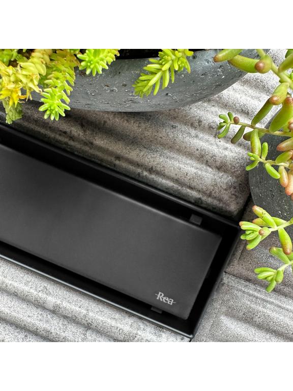 REA Neox pro Linear Drain Black 100