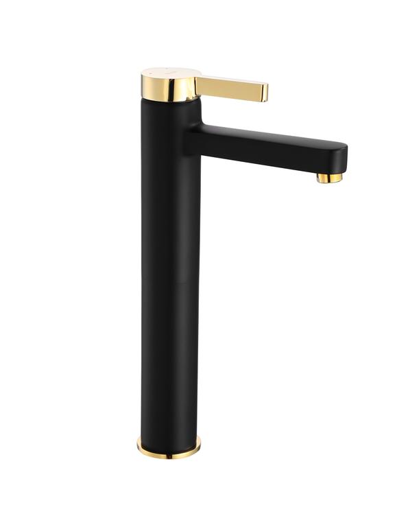 Bathroom faucet REA Polo Black Gold High
