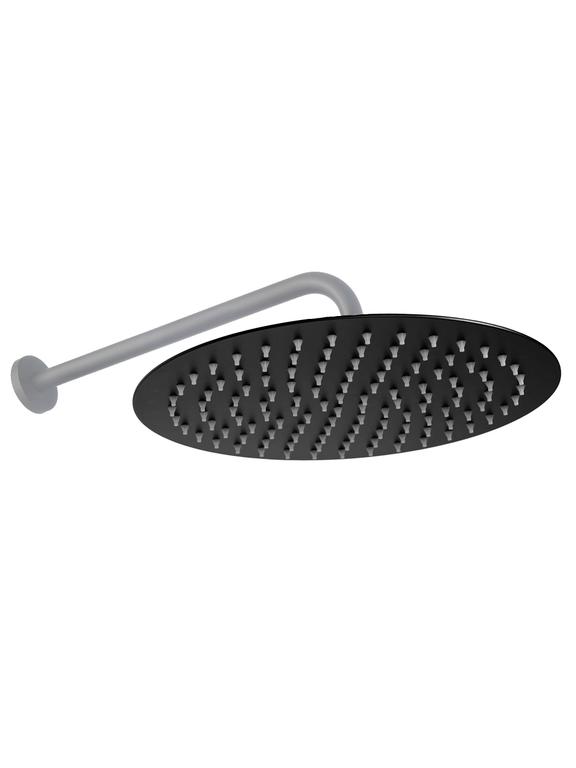 Lietus duša Rea Black Matt 25cm