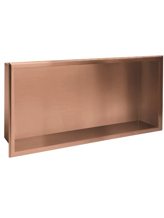 bathroom shelf 30x60 brush copper