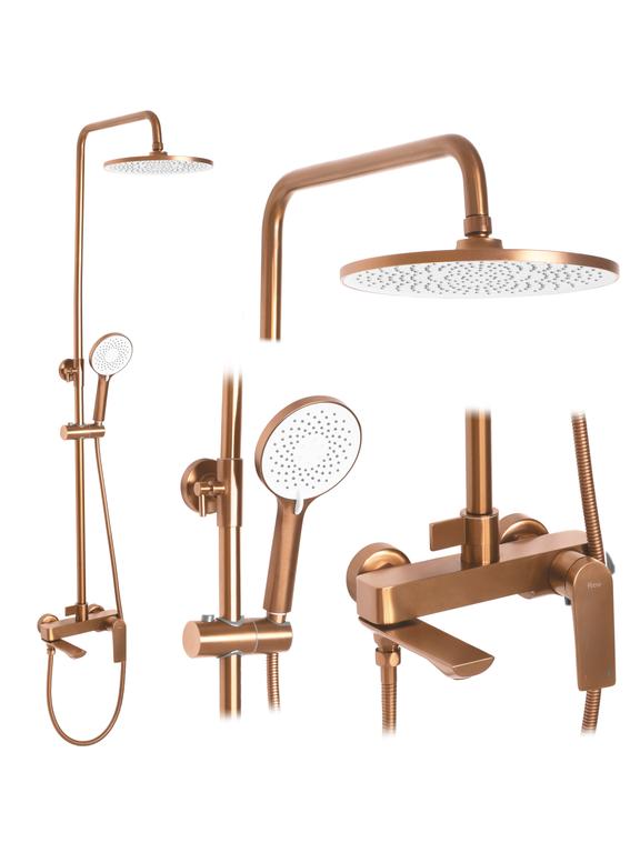Tuš set REA AVALON Copper BRUSH