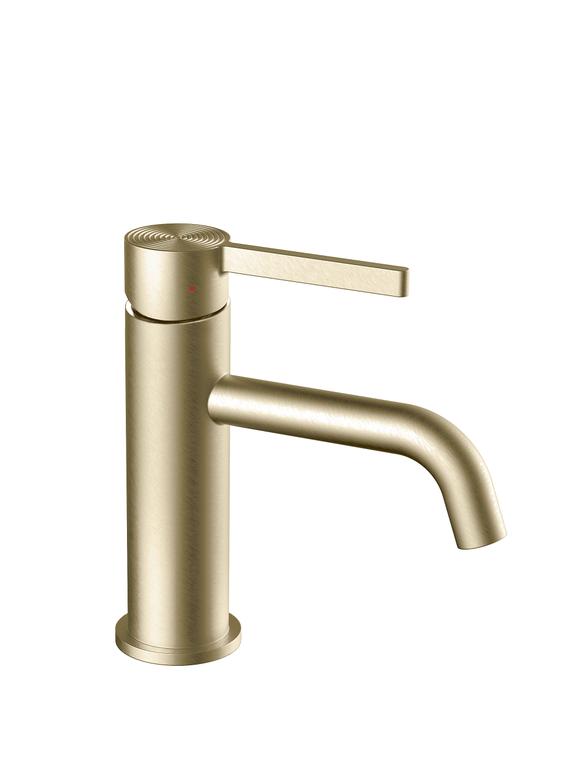 Bateria Umywalkowa Rea Foster Złoty Szczotkowany Niska