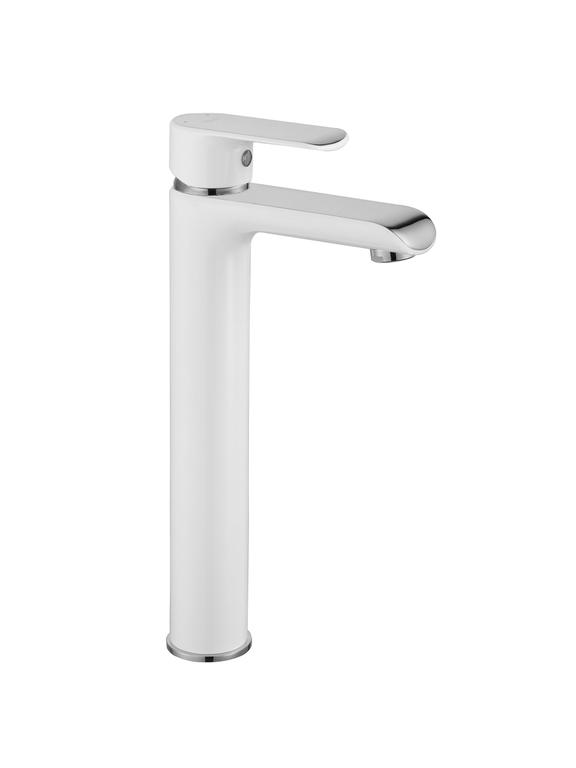 Bathroom faucet REA Bloom White Chrom high