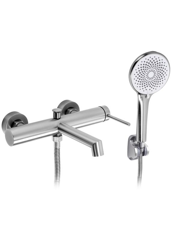 Bateria wannowa Rea Foss Nikiel Szczotkowany