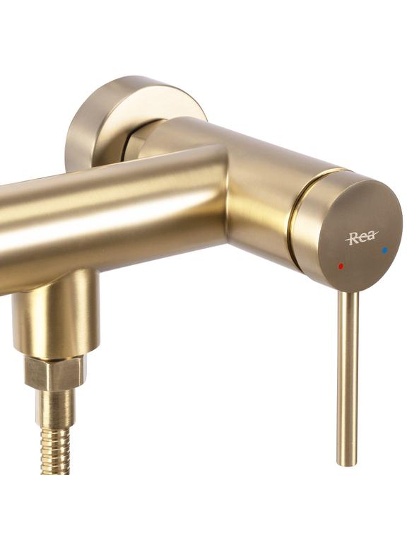 Robinet de douche REA FOSS  Brush Gold
