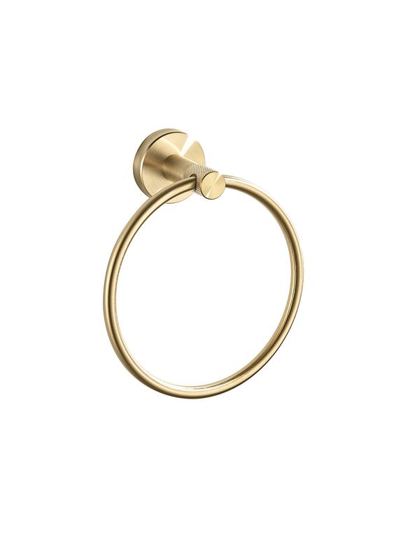 Badkamerhanger Ring 6610 Modern Brush Gold