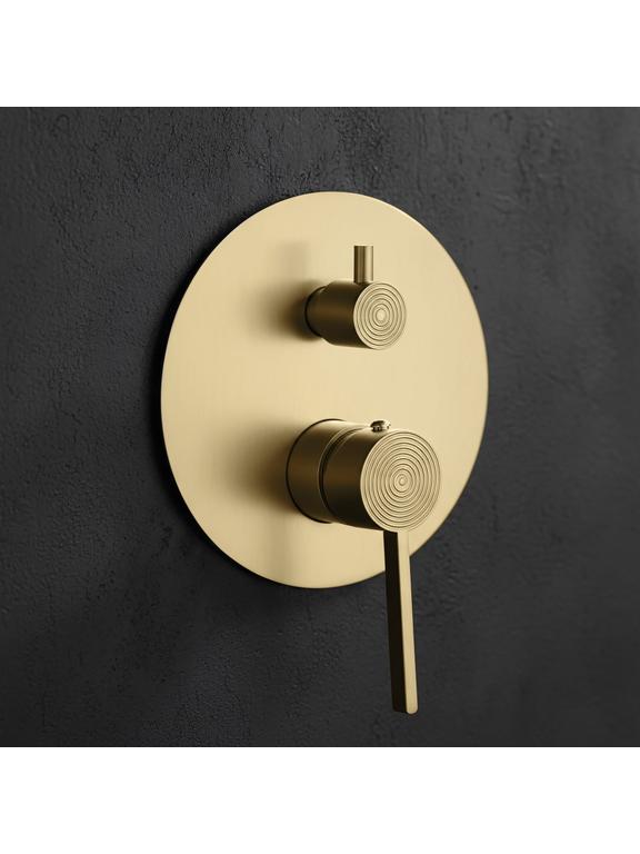 Zuhanyszett rejtett Rea Foster Brush Gold + box