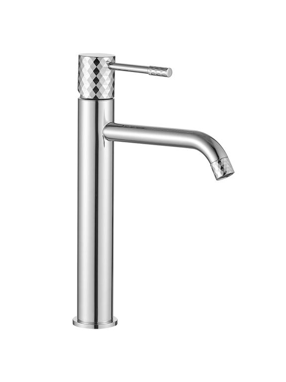 Bathroom faucet Rea Lungo Diamond Chrome High