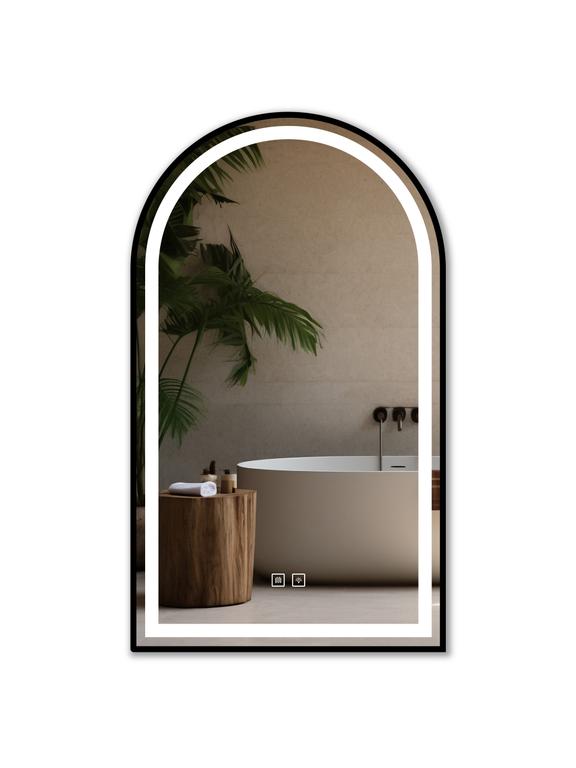 LED sienas spogulis 60x100cm DASH BLACK