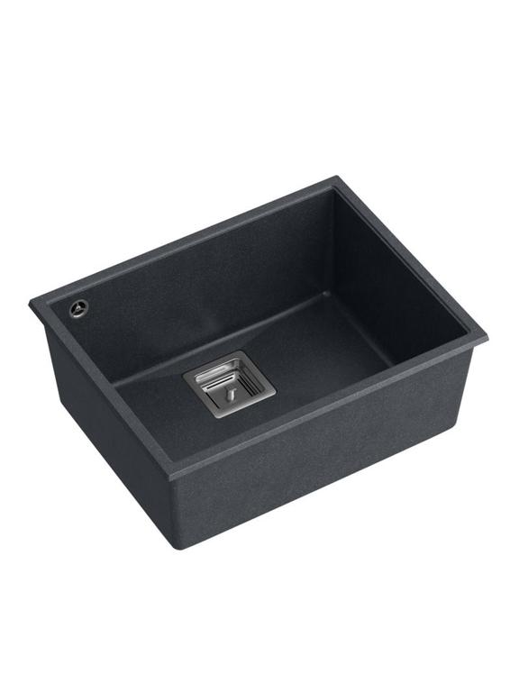 Pia de granito preto metálico DAVID 50