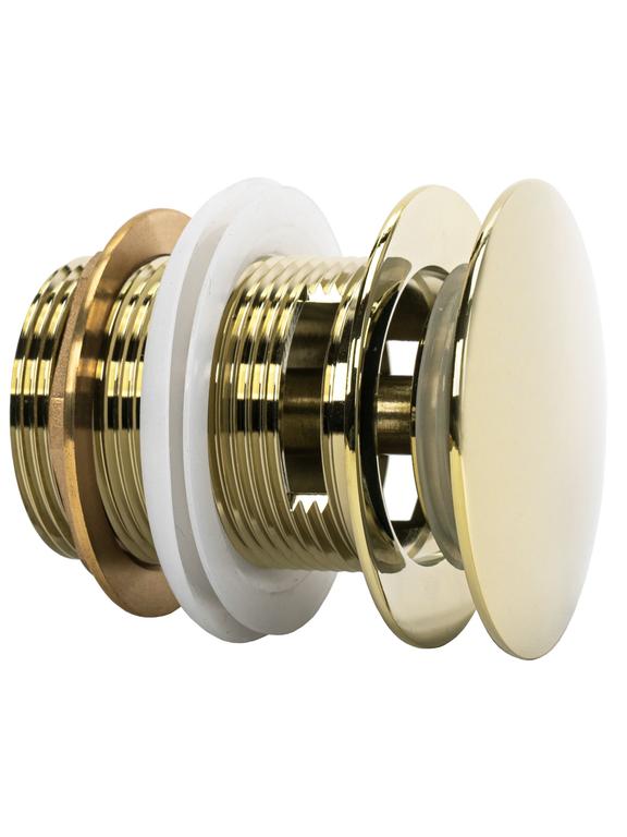 Vannas aizbāznis bez pārplūdes Klik-Klak Rea Gold 6cm