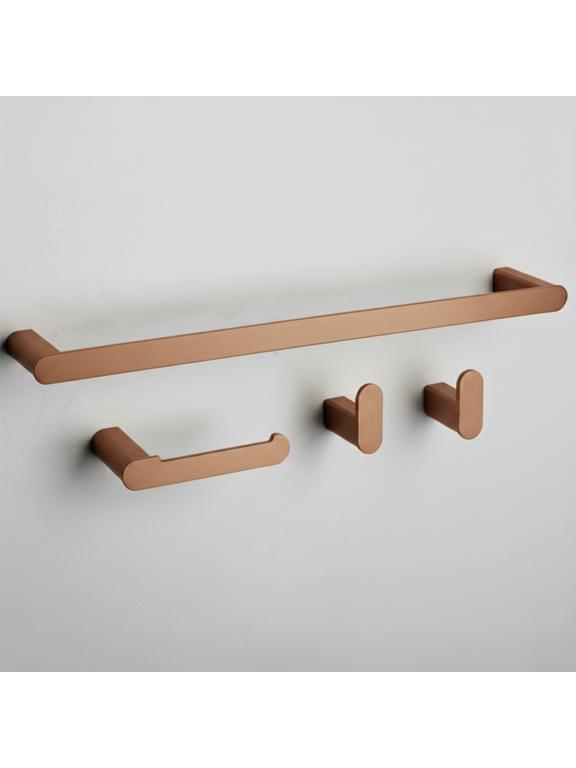 Kylpyhuonetarvikesetti Mati Brush Copper 4 osaa