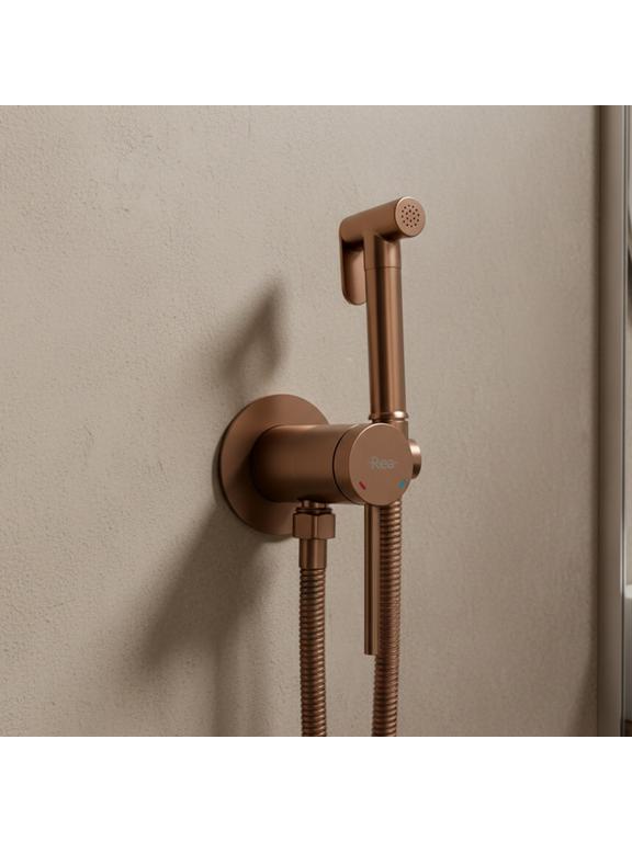 Bidet faucet Foss Clif Brush Copper