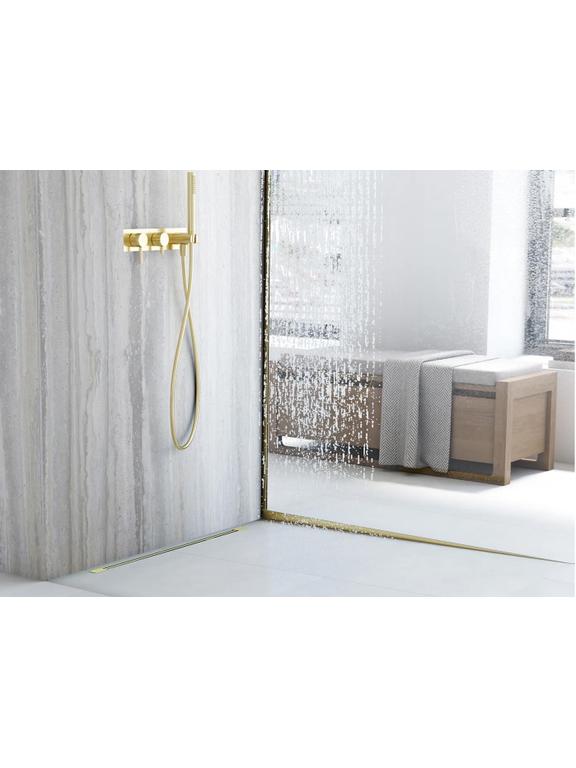 Listwa spadkowa brodzikowa 100cm Gold