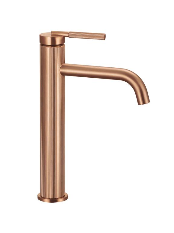 Bathroom faucet Rea Argon Brush Copper high