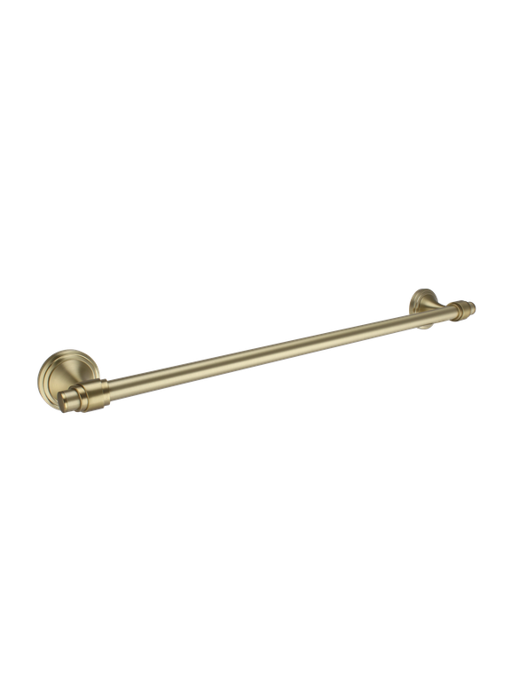 Yksivartinen kylpyhuoneripustin 16101 Aristo Brush Gold