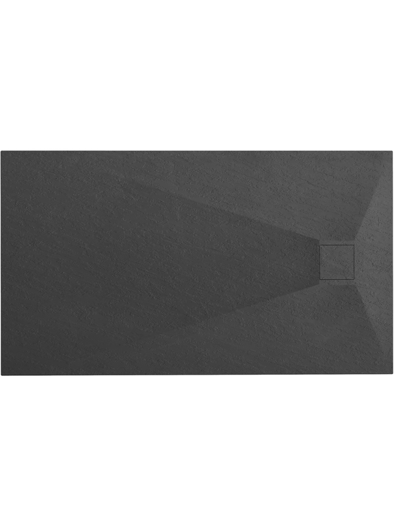 Plato de ducha Magnum Black 120x80
