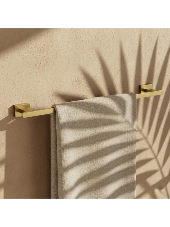 Wieszak łazienkowy jednoramienny 201 Oste Złoty Szczotkowany