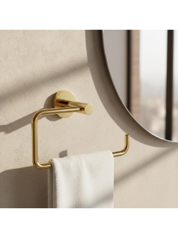 Wieszak łazienkowy 5610 Leo Złoty